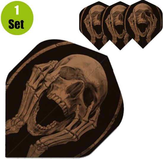 Skull Dart Flights - The Scream van Merkloos