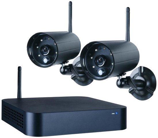 SMARTWARES DRAADLOOS 4CH DVR CAMERASYSTEEM MET 2 CAMERA'S WDVR720S van Smartwares