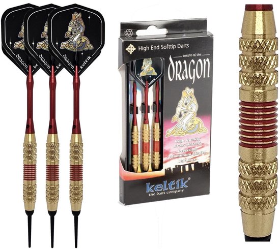 Softdart Soft Dart Pijlen Keltik Dragon Red 18 g