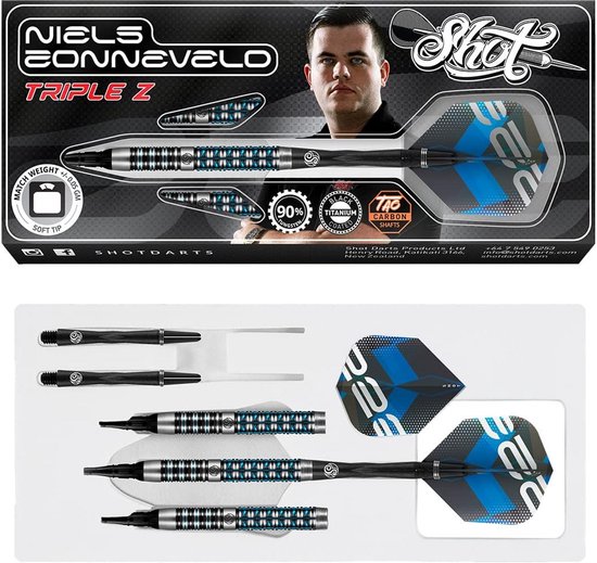 Softtip Darts 20 Gram 90% Wolfraam Dartpijlen van Merkloos
