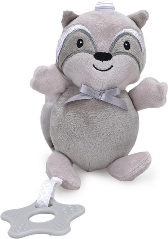 Speelgoed/ Speeltje/ Bijtring/ Bijtspeelgoed  Olifant Konijn Baby Bell Bijtring Bed Opknoping Dier Rammelaar Hanger Baby Draaibank Hanger Bb Genoemd Muziek Speelgoed (Pluche)/ wasbeer van SpeelGoed