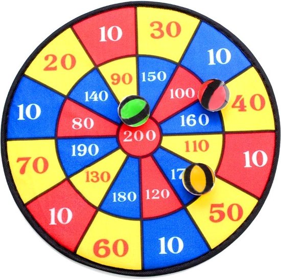 Sportline klitteband Dartspel 38 cm van Sportline