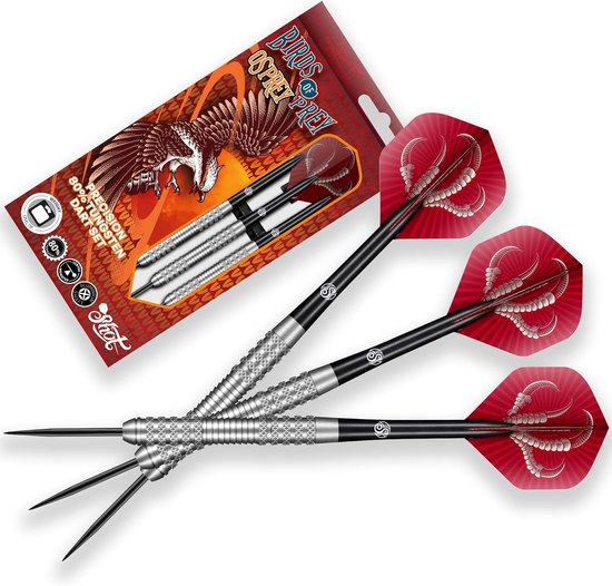 Steel Darts - Dartpijlen Set - Precisie Werpen - 80% Tungsten - 23 gram - Veelkleurig