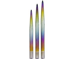 Steel Rainbow Dartpoints - Bulls