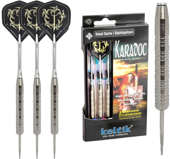 Steeldart Stalen Dartpijlen Keltik Karadoc 20 g van Merkloos