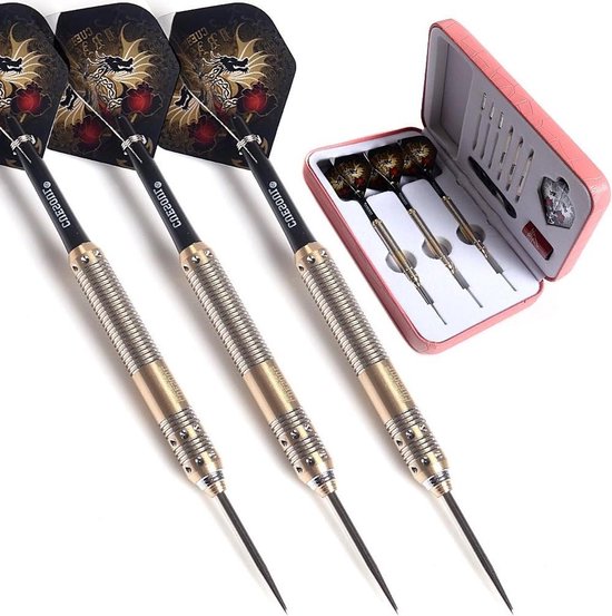 Steeldartpijlen 25 gram met Punt - Professionele Darts Set voor Heren en Dames