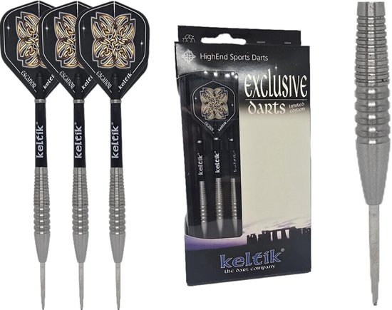 Steeldartpijlen Keltik Ardan 26g Silver â€“ 90% Tungsten