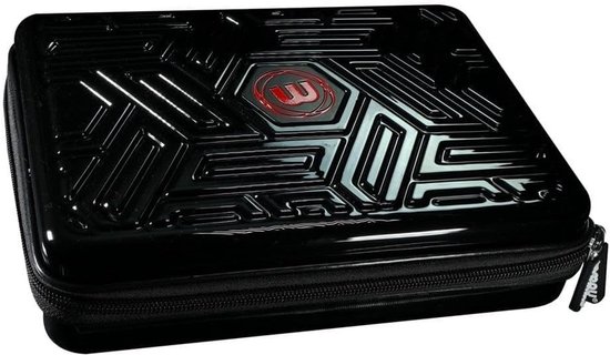 Stevige Dartcase voor 4 Volledig Gemonteerde Sets - Schokbestendige Dart Wallet met Ruimte voor Accessoires van Merkloos
