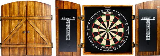Strength Dartbord Kabinet - dartkabinet - Dartbordkast excl. Dartbord van Merkloos