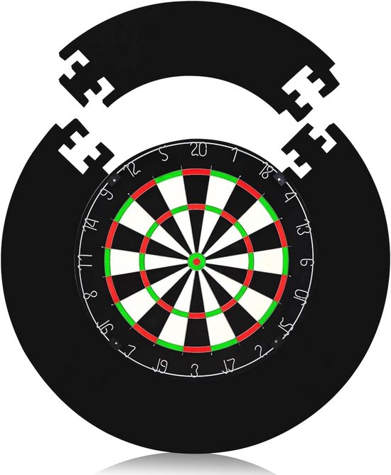 Surround Dartbord Omranding - 5 Stuks - Beschermring voor 45 cm Dartbord van Merkloos