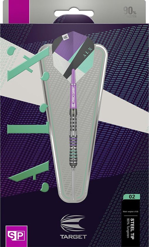 Target ALX 02 Swiss Point 90% - Dartpijlen - 22 Gram van Target