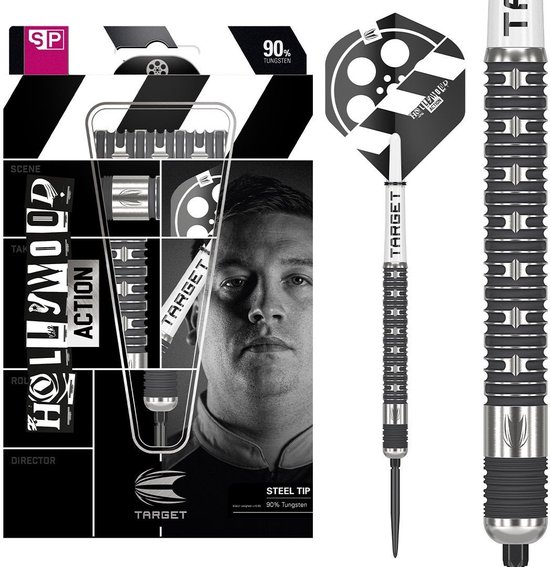 Target Chris Dobey Hollywood Action Swiss Point 90% - Dartpijlen - 23 Gram van Target