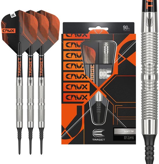 Target Crux 11 90% - Soft Tip Darts van Merkloos
