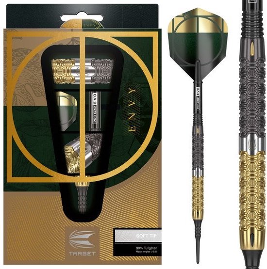 Target Cult Envy 10 90% Soft Tip - Dartpijlen - 18 Gram van Target