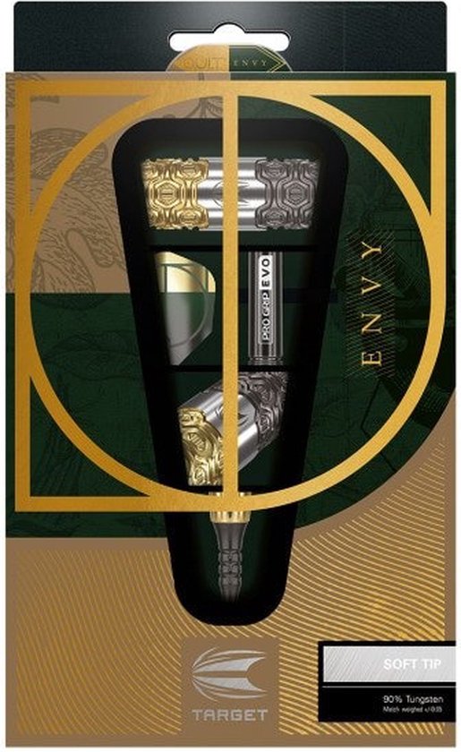 Target Cult Envy 10 90% Soft Tip - Dartpijlen - 21 Gram van Target