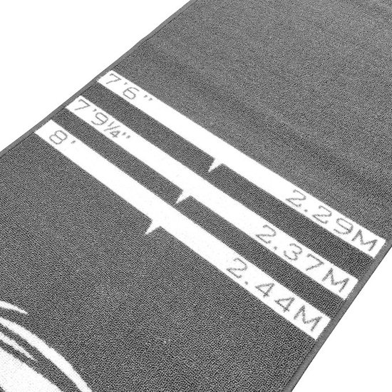 Target Darts Wereldkampioen Darts Mat Zwart Wit - Dart Oche Mat met Soft Tip en Stalen Tip Werplijn Afstanden - Anti-slip Tapijtmatten voor Vloer en Dart Tips Bescherming - Darts Accessoires UK van Target Darts