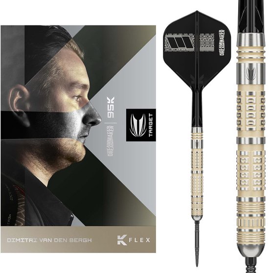 Target Dimitri van den Bergh 95K Swiss Point 95% - Dartpijlen 22 Gram van Target