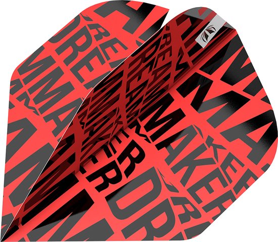 Target Dimitri van den Bergh Brass Dartflights – Rood van Target