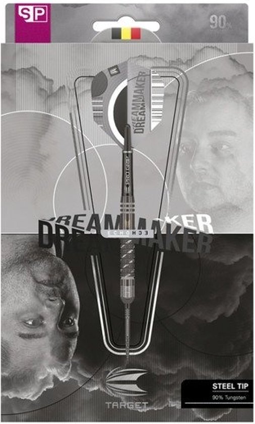 Target Dimitri van den Bergh x Echo Swiss Point 90% % - Dartpijlen - 22 Gram van Target