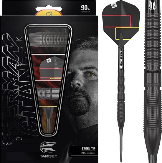 Target Gabriel Clemens Black 90% - Dartpijlen - 21 Gram van Target
