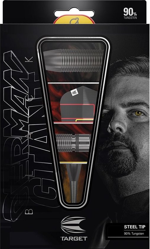 Target Gabriel Clemens Black 90% - Dartpijlen - 23 Gram van Target