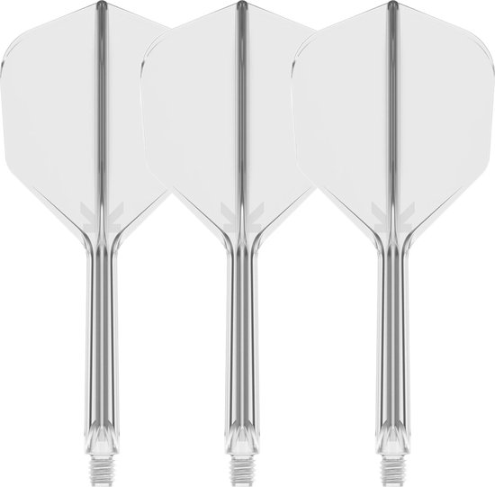 Target K-Flex Clear NO6 - Dart Flights - Short van Target