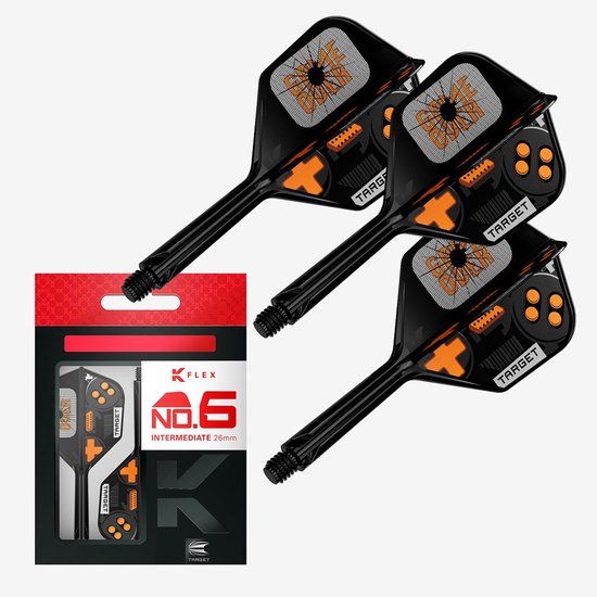 Target K-Flex Game Over NO6 - Dart Flights van Merkloos