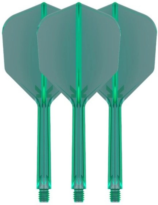 Target K-Flex Green NO6 - Dart Flights - Medium van Target