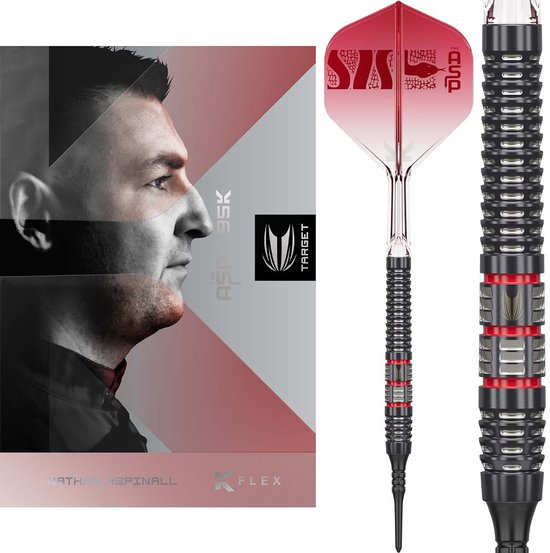 Target Nathan Aspinall 95K 95% - Soft Tip Dartpijlen van Merkloos