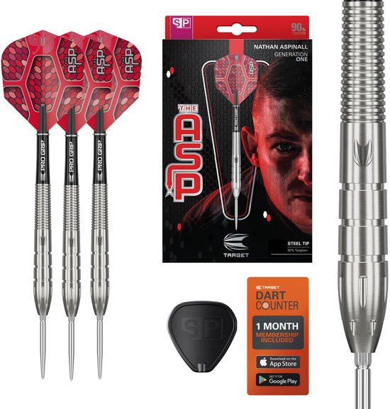 Target Nathan Aspinall G1 Swiss Point 90% - Dartpijlen van Target