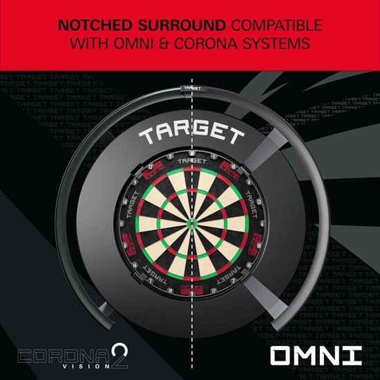 Target Notched Surround Black van Target