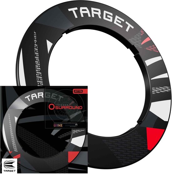 Target Patterned Notched Surround Black van Target