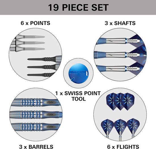 Target Phil Taylor Power Gx2 95% Soft Tip - Dartpijlen 18 Gram van Target
