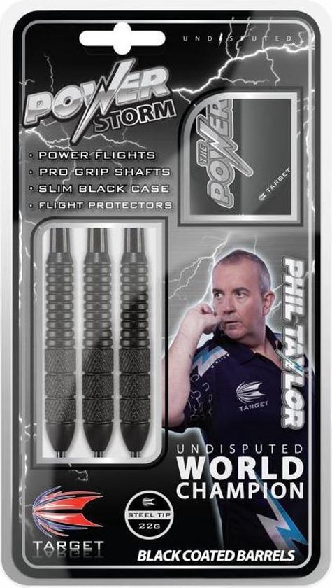 Target Phil Taylor Power Storm 24 gram - Dartpijlen van Target
