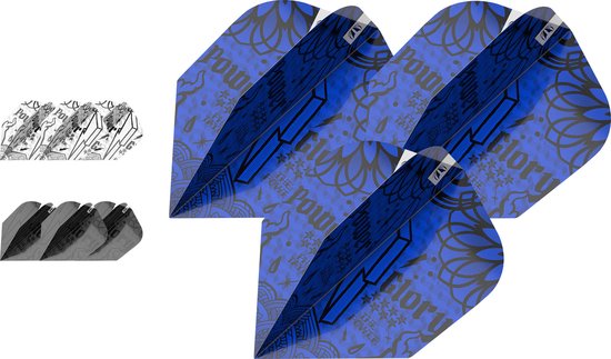 Target Power 3 Sets Ink 2023 NO6 - Dart Flights van Merkloos
