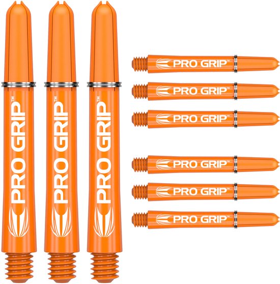 Target Pro Grip 3 Set Orange - Dart Shafts Short van Target