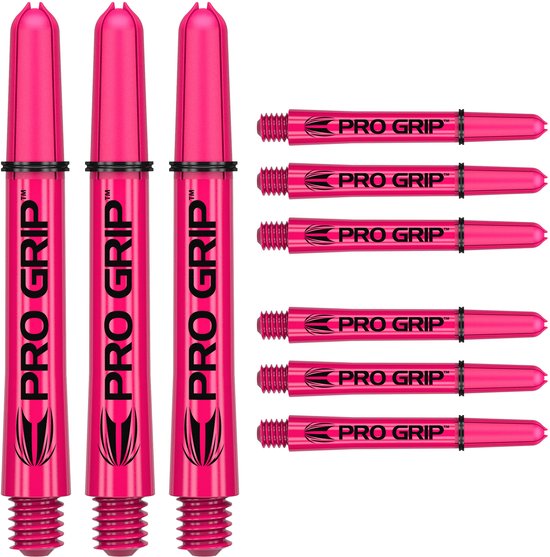 Target Pro Grip 3 Set Pink - Dart Shafts van Merkloos