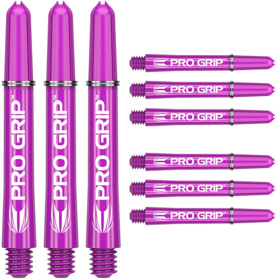 Target Pro Grip 3 Set Purple - Dart Shafts van Merkloos