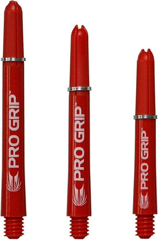 Target Pro Grip Dartshafts - Rood - In Between - (1 Set) van Target