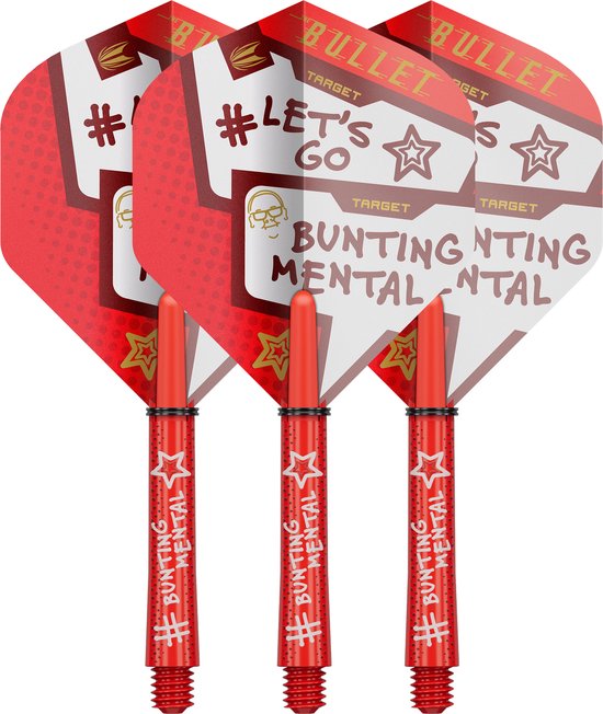 TARGET PRO GRIP STEPHEN BUNTING NO.2 FLIGHT & SHAFT KIT MEDIUM van Target