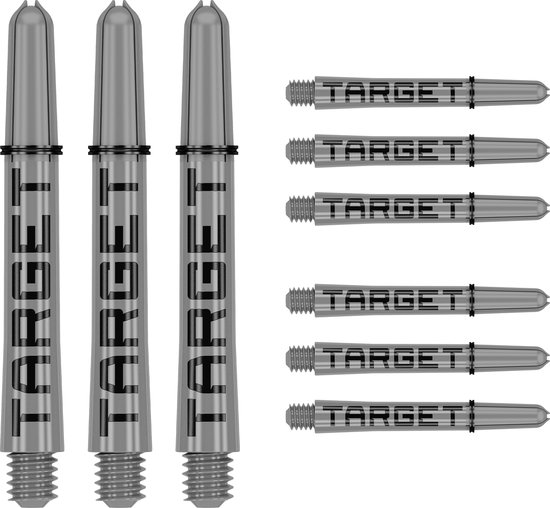 TARGET PRO GRIP TAG GREY & BLACK BAGGED SHAFT SET OF 3 MEDIUM van Target