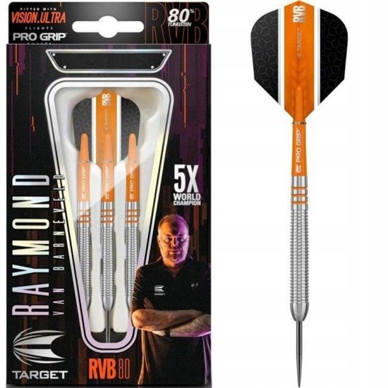 Target Raymond van Barneveld 80% - Dartpijlen - 23 Gram van Target