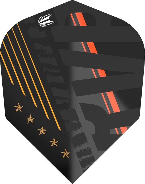 Target Raymond van Barneveld Black NO6 - Dart Flights van Target