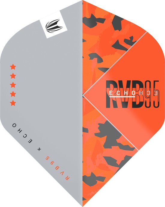 Target Raymond van Barneveld Echo Dartflights – Grijs van Target