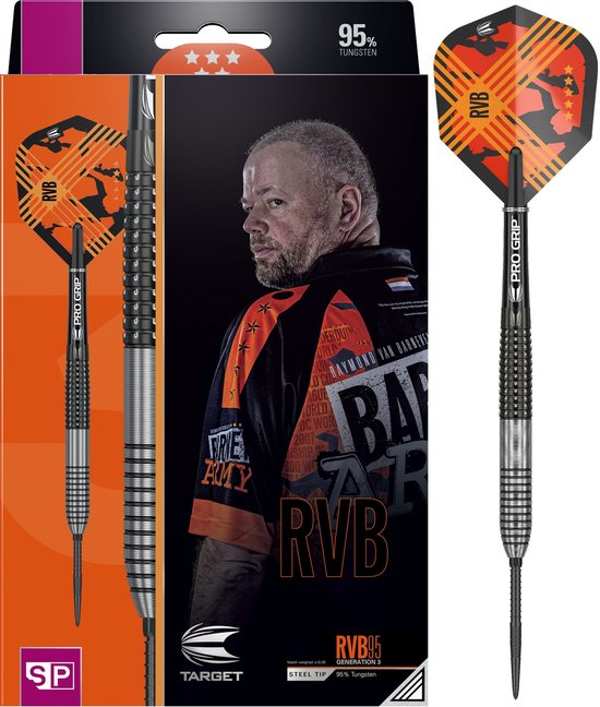 Target Raymond van Barneveld Gen 3 Swiss Point 95% - Dartpijlen - 21 Gram van Merkloos