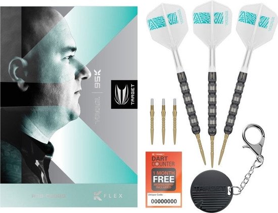 Target Rob Cross 95K Swiss Point 95% - Dartpijlen van Target