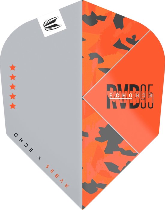 Target RVB x Echo Pro Ultra NO6 - Dart Flights van Merkloos