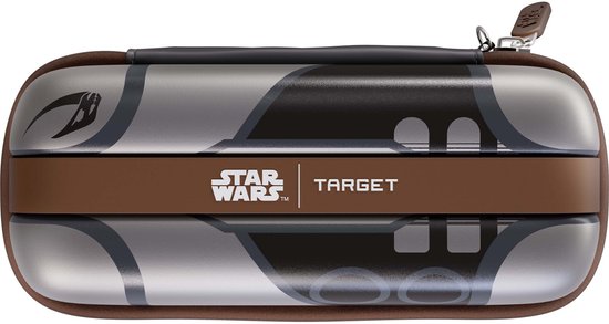 Target Star Wars Darth Mandalorian Dart Wallet – Dart Etui voor 6 Darts – Opbergcase met EVA Bescherming – Officieel Disney Product – Zwart/Zilver van Merkloos