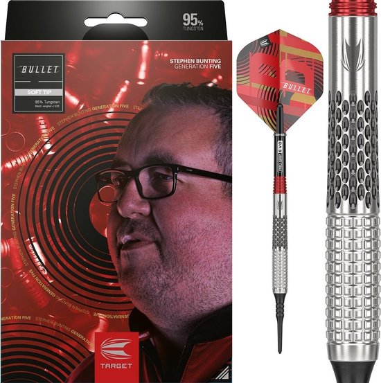 Target Stephen Bunting Gen 5 95% Soft Tip - Dartpijlen - Darts van Target