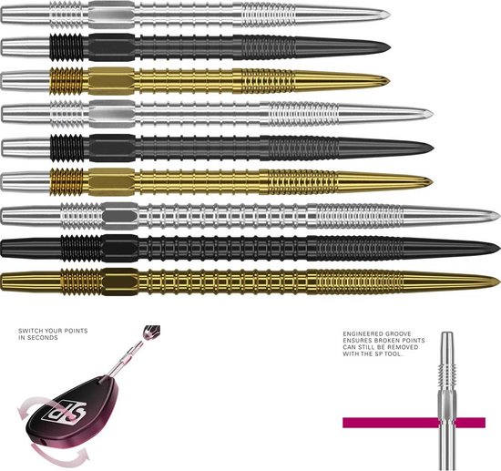 Target Swiss Firepoint Points - Zilver - 26mm van Target